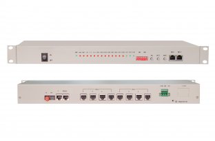 China 8xE1 G.703+2x10/100Mbps Ethernet Fiber Optical Multiplexer factory