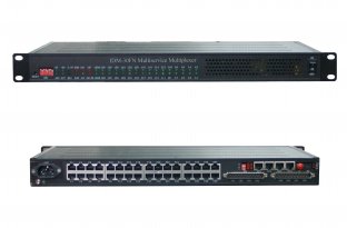 China 8xE1 G.703+4xEthernet+1 to 30 channel voice (FXS/FXO) fiber multiplexer factory