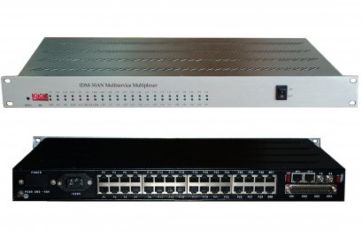 China 4xE1 G.703+2xEthernet+1 to 30 channel voice (FXS/FXO) fiber multiplexer (modular) exporter