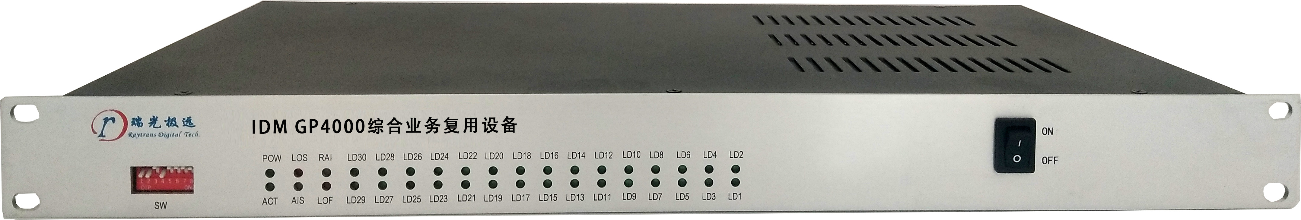 IDM OMP4000-4E1-30E超宽带综合业务光纤复用设备 4路千兆以太网 4路E1 30路电话
