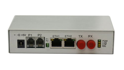 IDM-NT202B台式2路电话光端机