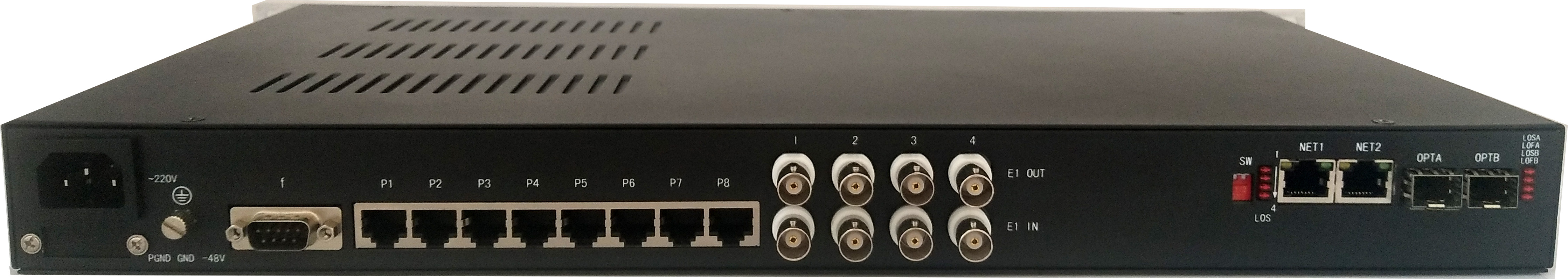 IDM OMP4000-4E1-30E超宽带综合业务光纤复用设备 4路千兆以太网 4路E1 30路电话